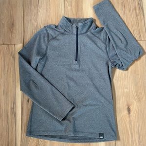 REI mid weight base layer 1/2 zip.